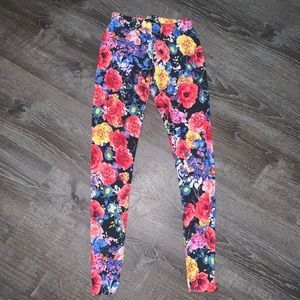 Floral fashion leggings